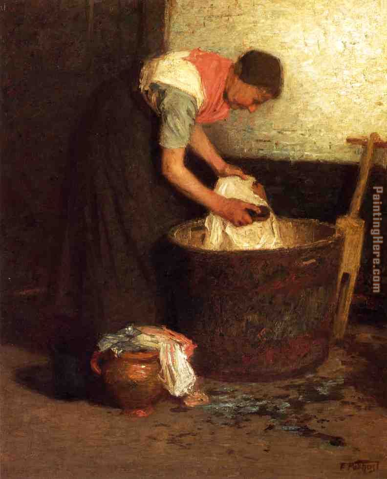 Edward Henry Potthast The Washerwoman